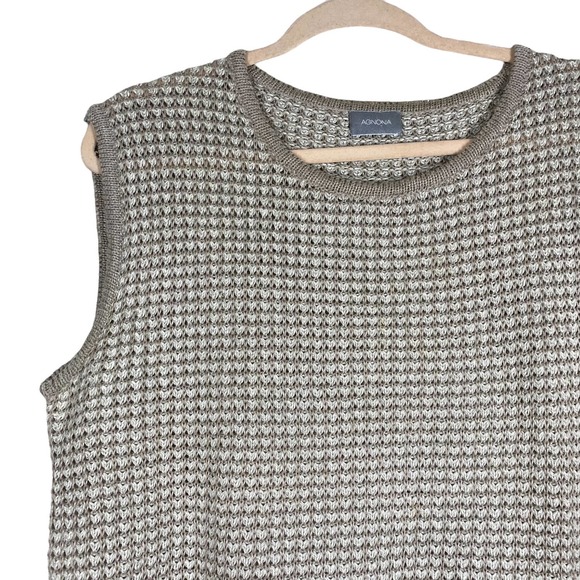Agnona Oversized Knit Vest sz L - Picture 2 of 5